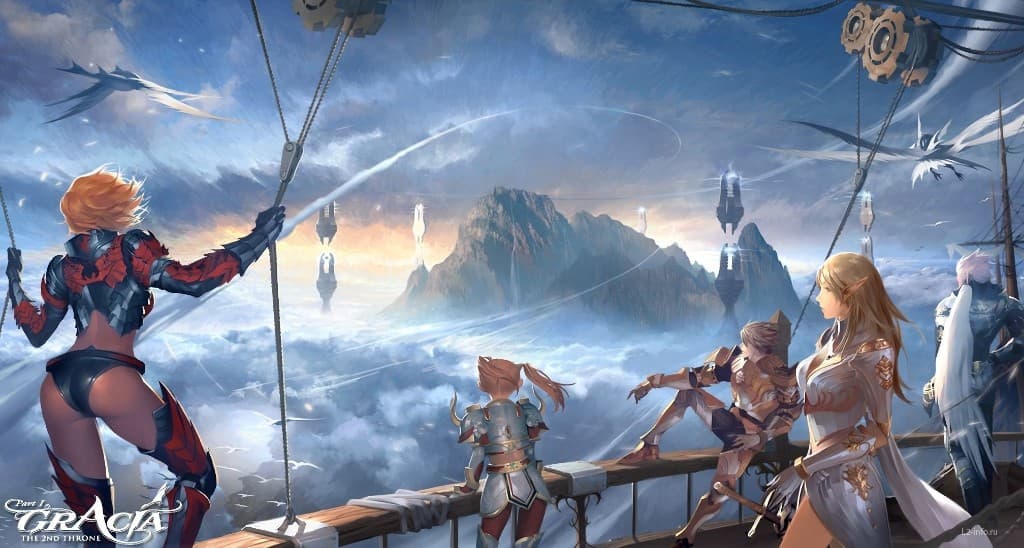 Lineage II — Gracia Part 1: The 2nd Throne promotional art