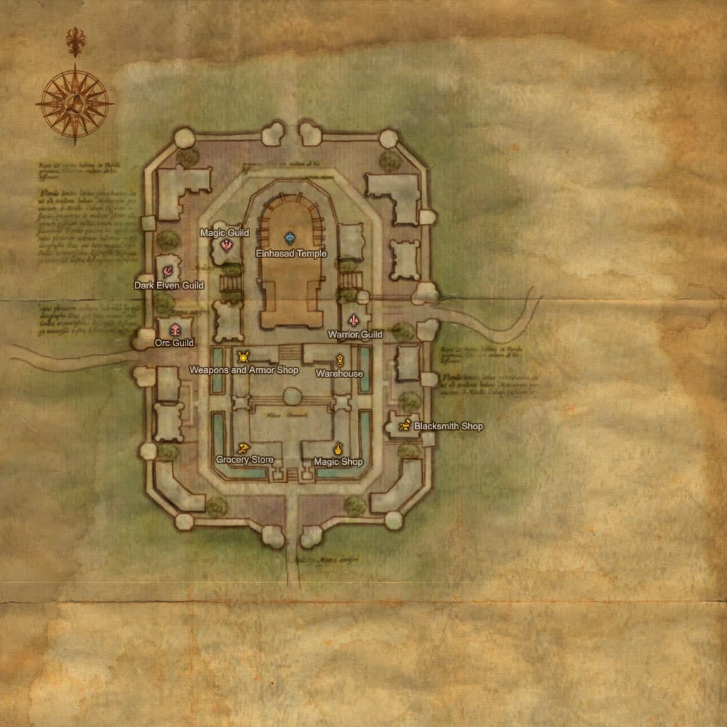 Town of Aden — classic capital map