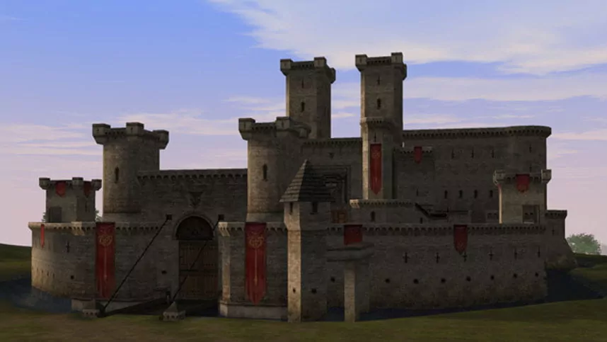Dion Castle — classic siege keep exterior
