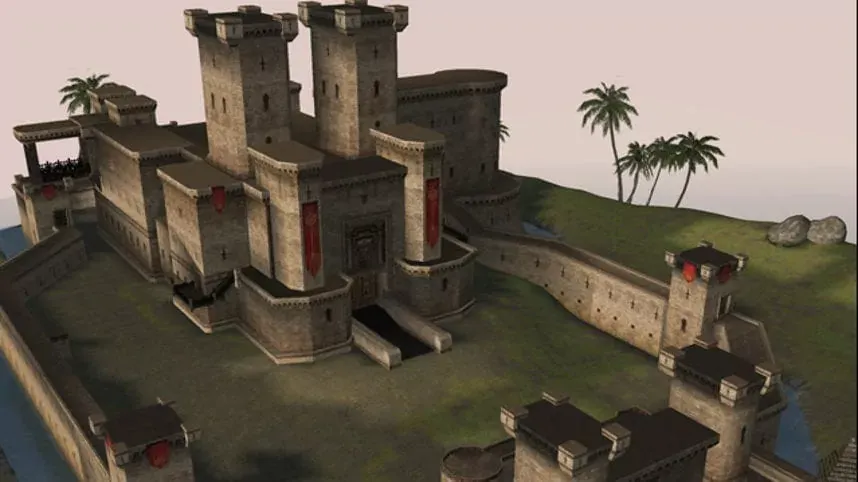 Innadril Castle — classic siege keep exterior