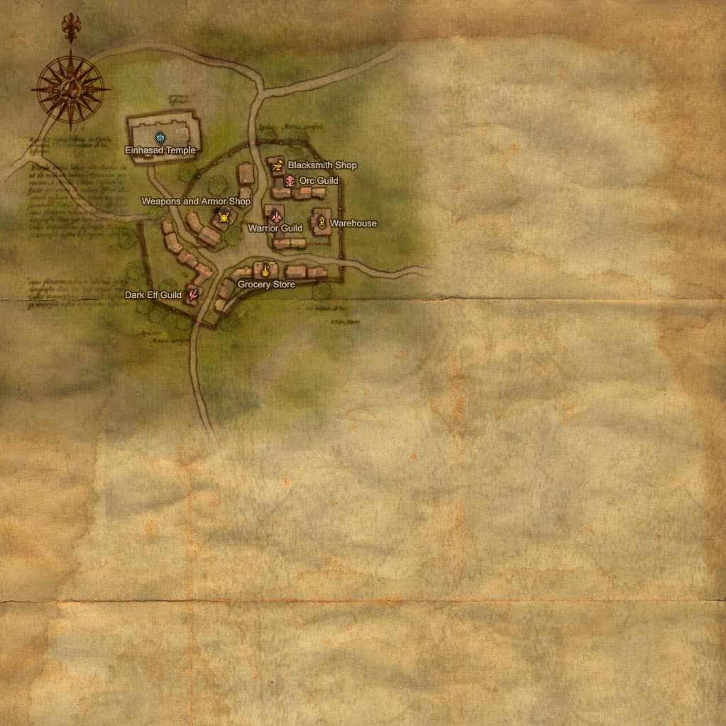 Dion Castle Town — classic midlands map