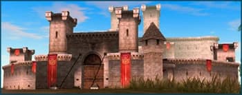 Giran Castle — classic siege keep exterior