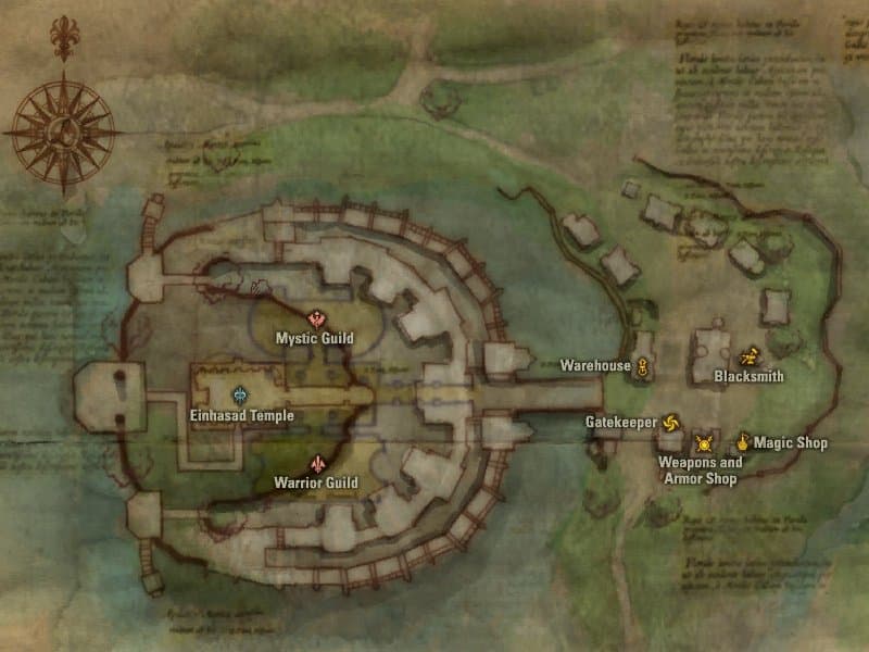 Rune Castle Town — classic Lineage II