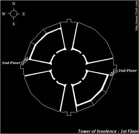 Tower of Insolence — 1st floor map — classic Lineage II